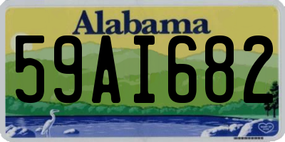 AL license plate 59AI682