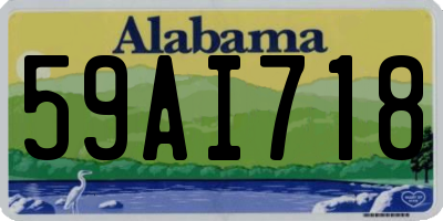 AL license plate 59AI718