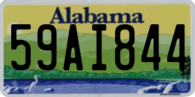 AL license plate 59AI844