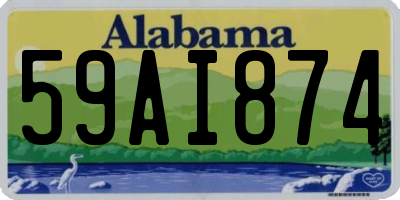 AL license plate 59AI874