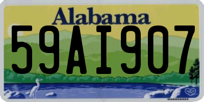 AL license plate 59AI907