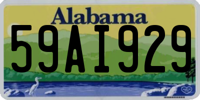 AL license plate 59AI929