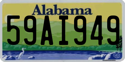 AL license plate 59AI949