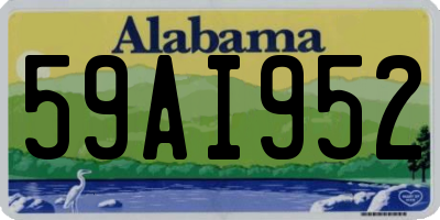 AL license plate 59AI952
