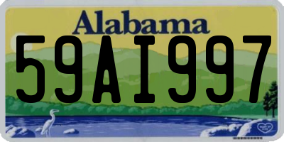 AL license plate 59AI997