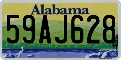 AL license plate 59AJ628