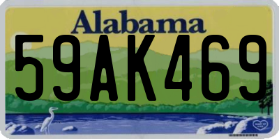 AL license plate 59AK469