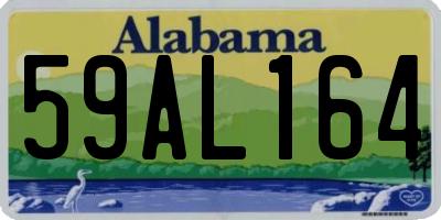 AL license plate 59AL164