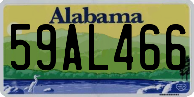 AL license plate 59AL466