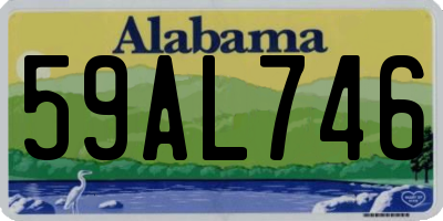 AL license plate 59AL746