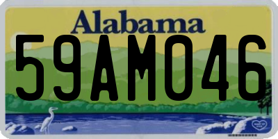 AL license plate 59AM046
