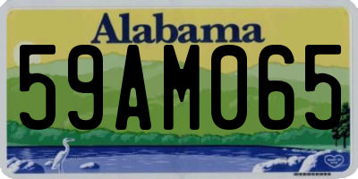 AL license plate 59AM065