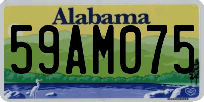 AL license plate 59AM075