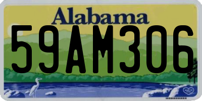 AL license plate 59AM306