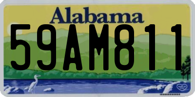 AL license plate 59AM811