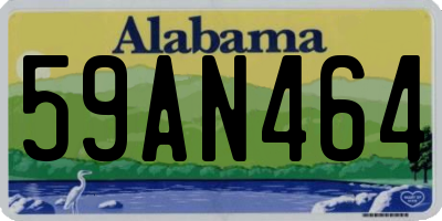 AL license plate 59AN464
