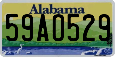 AL license plate 59AO529