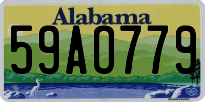 AL license plate 59AO779