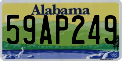 AL license plate 59AP249
