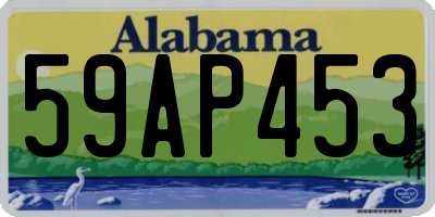 AL license plate 59AP453