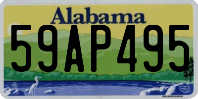 AL license plate 59AP495