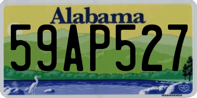 AL license plate 59AP527