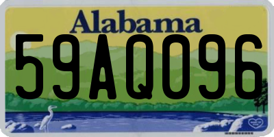 AL license plate 59AQ096