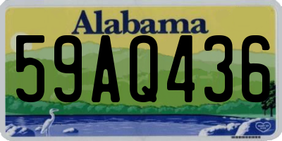 AL license plate 59AQ436