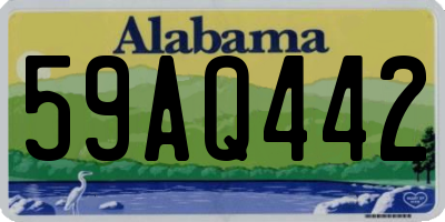 AL license plate 59AQ442