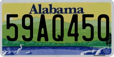 AL license plate 59AQ450