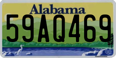 AL license plate 59AQ469