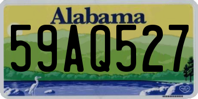 AL license plate 59AQ527