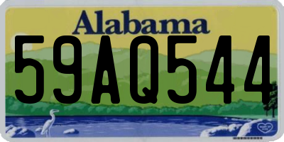 AL license plate 59AQ544