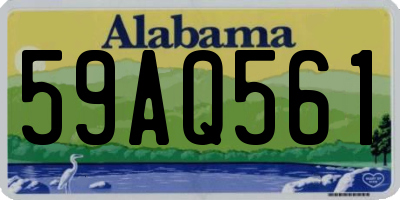 AL license plate 59AQ561
