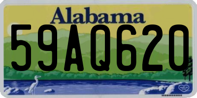 AL license plate 59AQ620