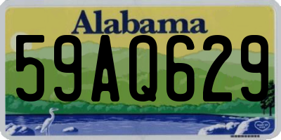 AL license plate 59AQ629
