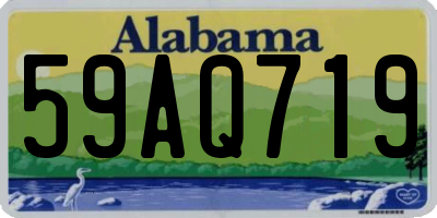 AL license plate 59AQ719