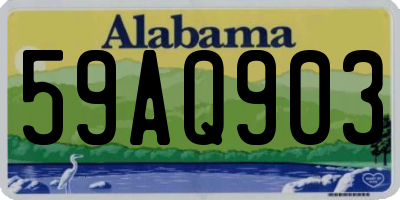 AL license plate 59AQ903