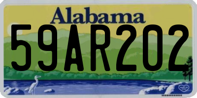 AL license plate 59AR202