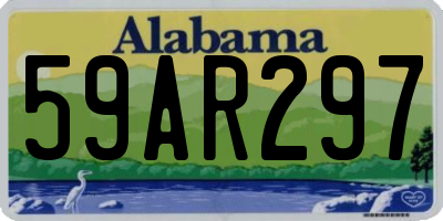 AL license plate 59AR297