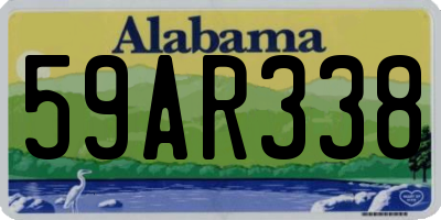 AL license plate 59AR338