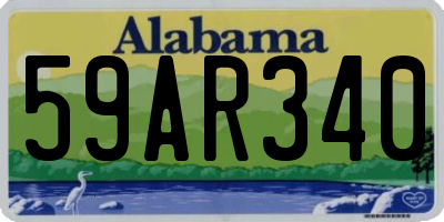 AL license plate 59AR340