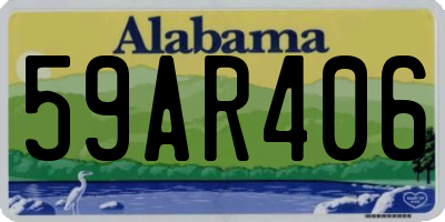 AL license plate 59AR406