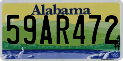 AL license plate 59AR472