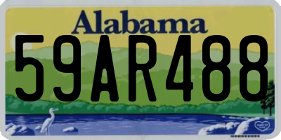 AL license plate 59AR488