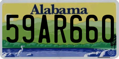 AL license plate 59AR660
