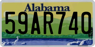 AL license plate 59AR740