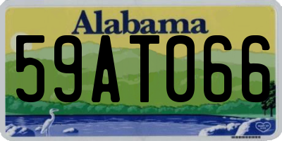 AL license plate 59AT066