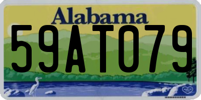 AL license plate 59AT079