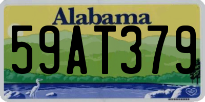AL license plate 59AT379